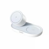Ugreen 95832 W501 2 İn 1 20W Magsafe Manyetik Kablosuz Şarj Cihazı Beyaz