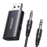 UGREEN Bluetooth 5.4 Adaptör 2'si 1 Arada Bluetooth Verici Alıcı Jakı Bluetooth Verici 3.5mm Aux TV, Kulaklık ve Stereo Sistemler için