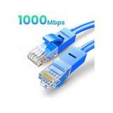 Ugreen Cat6 Ethernet Kablosu, 3 Metre, Mavi, 11203