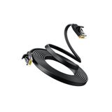 Ugreen Cat6 Flat Ethernet Kablosu, 3 Metre, Siyah, 50175