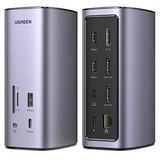 UGREEN Docking Station Triple Display, 12-in-1 USB C MacBook Docking Station with 2 HDMI DP 8K, 10 Gbps USB C and USB-A Data, 100W PD Charging, Ethernet, Audio, SD TF Card Reader for Mac OS, Windows