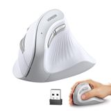 UGREEN Ergonomik Fare, Dikey Kablosuz Fare, 2,4 GHz Optik Bluetooth Fare, 4 Ayarlanabilir DPI 1000/1600/2000/4000 Seviyesi, Dizüstü Bilgisayar, PC, Chromebook, Masaüstü, Dizüstü Bilgisayar vb. için 5