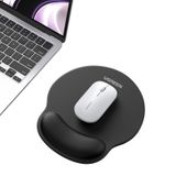 UGREEN Hafızalı Köpük Bilek Dayanağı ile Ergonomik Mouse Pad | Hafızalı köpük, bilek desteği, pürüzsüz yüzey, oyun ve ofis için kaymaz PU taban