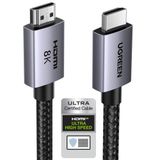 UGREEN HDMI 2.1 Kablo 8K 60Hz 4K 240Hz 165Hz 144Hz 120Hz 48Gbit/s Yüksek Hızlı, HDMI Kablo 2.1 Ultra HD eARC HDR 10+ HDCP 2.3 Dolby Vision VRR TV/PS5/PS4/ Series X/Monitör ile uyumlu (2M)