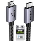 UGREEN HDMI 2.1 Kablo 8K 60Hz 4K 240Hz 165Hz 144Hz 120Hz 48Gbit/s Yüksek Hızlı, HDMI Kablo 2.1 Ultra HD eARC HDR 10+ HDCP 2.3 Dolby Vision VRR TV/PS5/PS4/ Xbox Series X/Monitör ile uyumlu (2M)