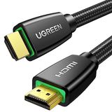 UGREEN HDMI Kablo 4K 60Hz UHD 2.0 HDMI ARC Kablo HDR 3D High Speed 18Gbps Ethernet Altın Kaplama TV Televizyon, Monitor, Blu-ray, PS5/PS4/PS3, Xbox Series S, Soundbar (2M ile Uyumlu)