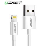 Ugreen İphone İos Şarj Ve Data Kablosu Mfi Sertifikalı Beyaz 1 Metre