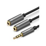 Ugreen Kulaklık Adaptörü Kulaklık Mikrofon Y Splitter Kablo 3.5Mm