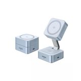Ugreen Magflow 2-İn-1 25W Magnetik Wireless Magsafe Kablosuz Şarj Standı, 55960B