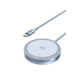 Ugreen Magflow 25W Manyetik Kablosuz Şarj Pedi, Magsafe Uyumlu, Qi2 Hızlı Şarj, 55959