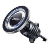 UGREEN MagSafe araç cep telefonu tutucu, düşmeye karşı manyetik kilit, araç tutucu 360° döner, havalandırma, araç cep telefonu tutucu, iPhone 16 15 14 13 12 Pro Max Plus Mini ile uyumlu, MagSafe kılıf