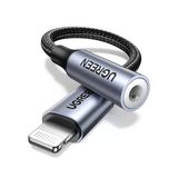 Ugreen Mfi Sertifikalı Lightning To 3.5Mm Aux Dönüştürücü Adaptör, Siyah, 30756