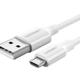 Ugreen Micro USB 1.5 mt Beyaz Data ve Şarj Kablosu