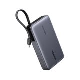 Ugreen Nexode 20.000 Mah 145 W Dahili Usb-C Kablolu Hızlı Şarj Powerbank, 55992B - Gri