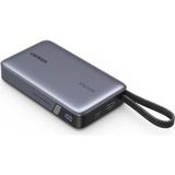 Ugreen Nexode 20.000 Mah 67W Usb-C Dahili Kablolu Hızlı Şarj Powerbank, 55996B - Gri