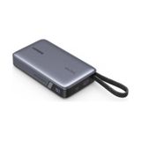 Ugreen Nexode 20.000 Mah 67W Usb-C Dahili Kablolu Hızlı Şarj Powerbank, 55996B - Gri