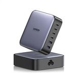 UGREEN Nexode 200W GaN II Masaüstü Hızlı Şarj Cihazı İstasyonu 4xUSB-C, 2xUSB-A - Gri