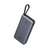 Ugreen Nexode 25.000 Mah 165w Akıllı Ekranlı, Dahili Usb-c Kablolu, Hızlı Şarj Powerbank, 55995b Gri - Siyah