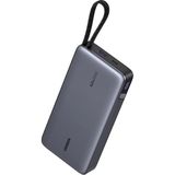 Ugreen Nexode 25.000 Mah 165W Akıllı Ekranlı, Dahili Usb-C Kablolu, Hızlı Şarj Powerbank, 55995B - Gri