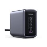 Ugreen Nexode 300w Gan 5 Portlu Hızlı Şarj Cihazı Istasyonu, 4xusb-c, 1xusb-a, Gri - 90903b
