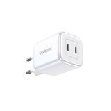 Ugreen Nexode 45W GaN Hızlı Şarj Cihazı Type-C QC PD 2xUSB-C Beyaz 15327