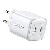 UGREEN Nexode 45W GaN Hızlı Şarj Cihazı Type-C QC PD 2xUSB-C - Beyaz