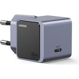 Ugreen Nexode Aır 30W Gan Hızlı Şarj Cihazı Type-C Qc Pd 1xusb-C Gri 35041 - Siyah
