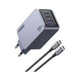 Ugreen Nexode Pro 100w Gan QC PD 2xUSB-C, 1xUSB-A Hızlı Şarj Cihazı
