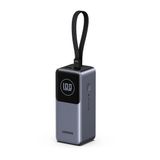 Ugreen Nexode Pro 20.000 Mah 130 W Akıllı Ekranlı Dahili Kablolu Hızlı Şarj Powerbank, 55365B