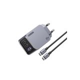 Ugreen Nexode Pro 65W Gan Uzay Grisi Type-C QC PD 2xUSB-C 1xUSB-A Hızlı Şarj Cihazı
