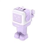 Ugreen Nexode RG 65W Robot GaN Hızlı Şarj Cihazı Mor