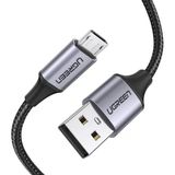 Ugreen Örgülü Micro Usb Data Ve Şarj Kablosu Siyah 1 Metre - Outlet Vitrin