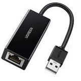 Ugreen Siyah USB 2.0 PC Mac Konsol TV Box Ethernet Adaptörü