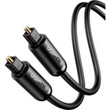 UGREEN Toslink Optik Ses Kablosu 1.5 Metre Siyah Yüksek Performans ve Evrensel Uyumluluk - 1,5 m