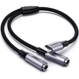 UGREEN Type-C 2’ Aux Kulaklık Çıkış Çoklayıcı - Standart