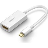 UGREEN Type-C - HDMI Dişi 4K Çevirici Adaptör Beyaz, 40273 Uyumlu MacBook ve Chromebook İçin