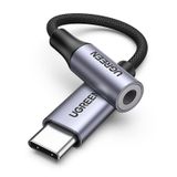 Ugreen Type-C to 3.5mm Jack Aux Dönüştürücü Kablo | Kulaklık Adaptörü DAC USB C Aux 3,5 mm Tip C Jack iPad Pro Galaxy S22 S23 Ultra için