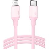 Ugreen Type-C to Lightning 3A PD MFi Sertifikalı Hızlı Şarj Kablosu 1 Metre Pembe 60625