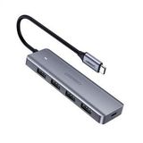UGREEN Type-C to USB 3.0 4 Port USB Hub Çoklayıcı - Gri