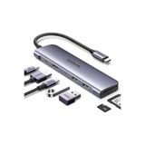 Ugreen UGREEN 15214 7 in 1 USB-C to 4K HDMI 100W PD 2*USB SD/MicroSD Kart Okuyucu Dönüştürücü Çoklayıcı Hub