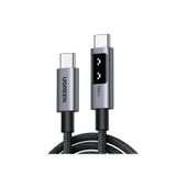 Ugreen Uno Usb-C 100 W 5A QC PD 1 Metre Örgülü Hızlı Şarj Kablosu Siyah, 35501