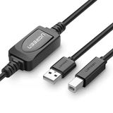 Ugreen Usb 2.0 A To Usb-B Tarayıcı Yazıcı Kablosu 10M, Siyah, 10374