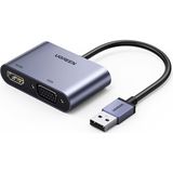 Ugreen Usb 3.0 To Hdmı+Vga 1080P 60Hz Full Hd Dönüştürücü Adaptör, 20518