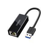 Ugreen USB 3.0 to RJ45 Gigabit Ethernet Dönüştürücü Adaptör Siyah
