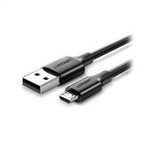 UGREEN USB-A to Micro USB Hızlı Şarj Kablosu 1 Metre, Siyah