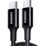 Ugreen Usb-C 100W 5A Qc Pd Hızlı Şarj Kablosu, 1 Metre, Siyah, 80371