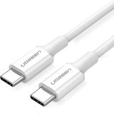 UGREEN USB-C 100W 5A QC PD Hızlı Şarj Kablosu, 2 m, Beyaz, 60552 - 2 Metre