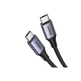 Ugreen USB-C 240W Örgülü Hızlı Şarj Kablosu, 1 m, Siyah, 15311