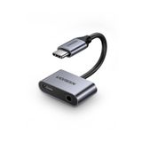 Ugreen Usb-C 3.5 Mm Kulaklık Ve Şarj Dönüştürücü, 50596
