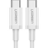 UGREEN USB-C 60W 3A QC PD Hızlı Şarj Kablosu, 0.5 Metre, Beyaz, 60517 - 50 Cm